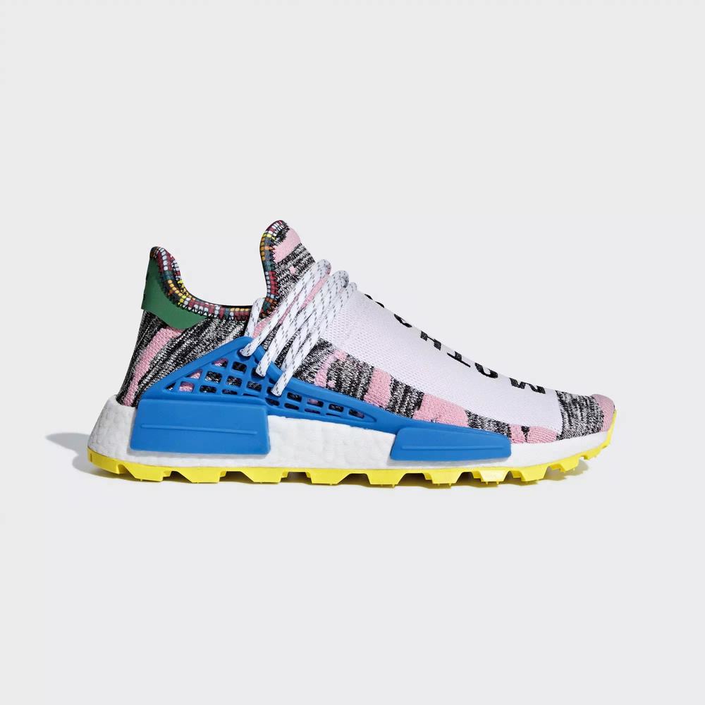 Adidas Pharrell Williams SOLARHU NMD Tenis Rosas Para Hombre (MX-30566)
